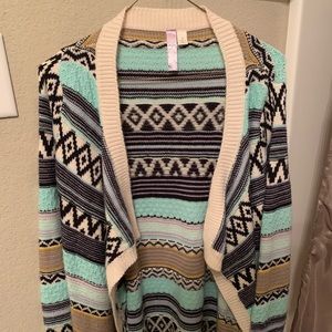 Turquoise Sweater Cardigan